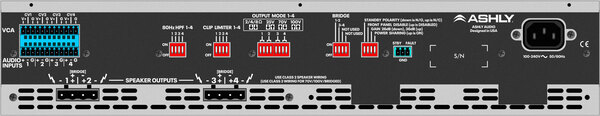 4CH MULTI-MODE POWER AMPLIFIER, 4 X 250W @ 2/4/8 OHMS & 70V/25V